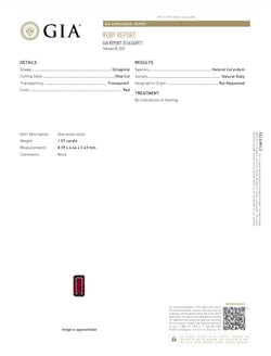 JR0404K - GIA Certified Ruby with Diamond Ring Set in 18K Gold Setting
