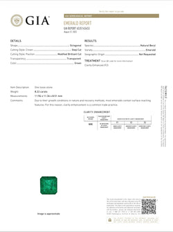JR0403K - Emerald Men’s Ring Set in 18K Gold Setting