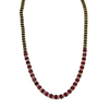 JN0004K - Ruby with Diamond Necklace set in 18k Gold Setting