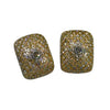 JE0040K - Filigree Diamond Earrings Set in 18K Gold Setting