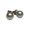 JE0157K - South Sea Pearl Stud Earrings Set in 18K White Gold Setting