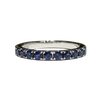 JR0329K - Blue Sapphire Ring Set in 18K White Gold Setting