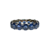 JR0388K - Blue Sapphire Eternity Ring Set in Platinum Setting