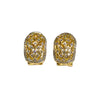 JE0278K - Filigree Diamond Earrings Set in 18K Gold Setting