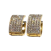 JE0239QK - Diamond Pave Earrings Set in 18K Gold Setting