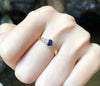 JR0460R - Blue Sapphire & Diamond Ring Set in 18 Karat Gold Setting
