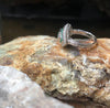 SJ3111 - Emerald with Diamond Ring Set in 18 Karat White Gold Settings