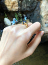 SJ6040 - Blue Sapphire Ring Set in 18 Karat Gold Settings