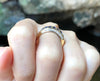 SJ1310 - Blue Sapphire with Diamond Ring Set in 18 Karat Gold Settings