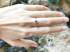 SJ1114 - Blue Sapphire with Diamond Ring Set in 18 Karat Gold Settings