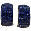 SJ2010 - Blue Sapphire Earrings Set in 18 Karat Gold Settings