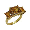 SJ6293 - Citrine Ring Set in 18 Karat Gold Settings