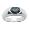 SJ2226 - Blue Sapphire Ring Set in 18 Karat White Gold Settings