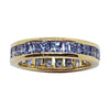 SJ2431 - Pastel Blue Sapphire Eternity Ring Set in 18 Karat Gold Settings