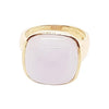 SJ2186 - Lavender Jade Ring Set in 18 Karat Rose Gold Settings