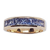 SJ2266 - Blue Sapphire Ring Set in 18 Karat Rose Gold Settings