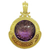 SJ2135 - Amethyst Pendant Set in 18 Karat Gold Settings