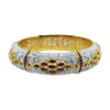 SJ6132 - Ruby with Diamond Bangle Set in 18 Karat Gold Settings