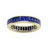 SJ2367 - Blue Sapphire Eternity Ring Set in 18 Karat Gold Settings