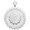 SJ6141 - Diamond Brooch/Pendant Set in 18 Karat White Gold Settings