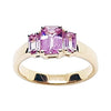 SJ2093 - Pink Sapphire Ring set in 18 Karat Rose Gold Settings