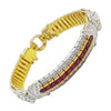 SJ6163 - Ruby with Diamond Bracelet Set in 18 Karat Gold Settings