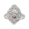 SJ1546 - Diamond Ring Set in 18 Karat White Gold Settings