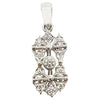 SJ1854 - Diamond Pendant Set in 18 Karat White Gold Settings