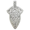 SJ1358 - Diamond Pendant Set in 18 Karat White Gold Settings