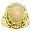 SJ1380 - Opal Ring Set in 18 Karat Gold Settings