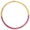 SJ1498 - Ruby Necklace Set in 18 Karat Gold Settings