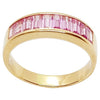 SJ1557 - Pink Sapphire Ring Set in 18 Karat Rose Gold Settings