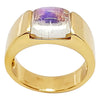 SJ1460 - Moonstone Ring Set in 18 Karat Rose Gold Settings