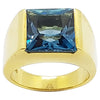 SJ6172 - London Blue Topaz Ring Set in 18 Karat Gold Settings