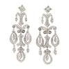 SJ1586 - Diamond Earrings Set in 18 Karat White Gold Settings