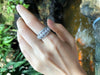SJ1806 - Diamond Ring Set in 18 Karat White Gold Settings
