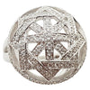 SJ1136 - Diamond Ring Set in 18 Karat White Gold Settings