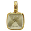 JP0059X - Lemon Quartz Pendant Set in 18 Karat Gold Setting