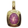 SJ2765 - Star Ruby Pendant set in 18 Karat Gold Settings