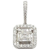 SJ1190 - Diamond Pendant Set in 18 Karat White Gold Settings