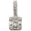 SJ1300 - Diamond Pendant Set in 18 Karat White Gold Settings