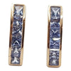 SJ2748 - Blue Sapphire Earrings Set in 18 Karat Rose Gold Settings