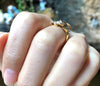 SJ1915 - Blue Sapphire with Diamond Ring Set in 18 Karat Gold Settings