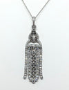 SJ1280 - Diamond Pendant Set in 18 Karat White Gold Settings