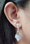 SJ1770 - Diamond Earrings Set in 18 Karat White Gold Settings
