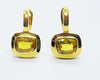 SJ1794 - Yellow Sapphire Earrings Set in 18 Karat Gold Settings