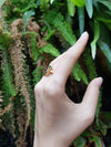 SJ6031 - Blue Sapphire & Tsavorite Garnet Ring 18k Gold by Kavant & Sharart