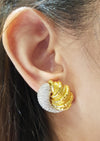 SJ1252 - Diamond Earrings Set in 18 Karat Gold Settings