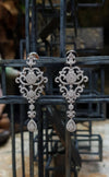 SJ1215 - Diamond Earrings Set in 18 Karat White Gold Settings