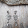 SJ1215 - Diamond Earrings Set in 18 Karat White Gold Settings